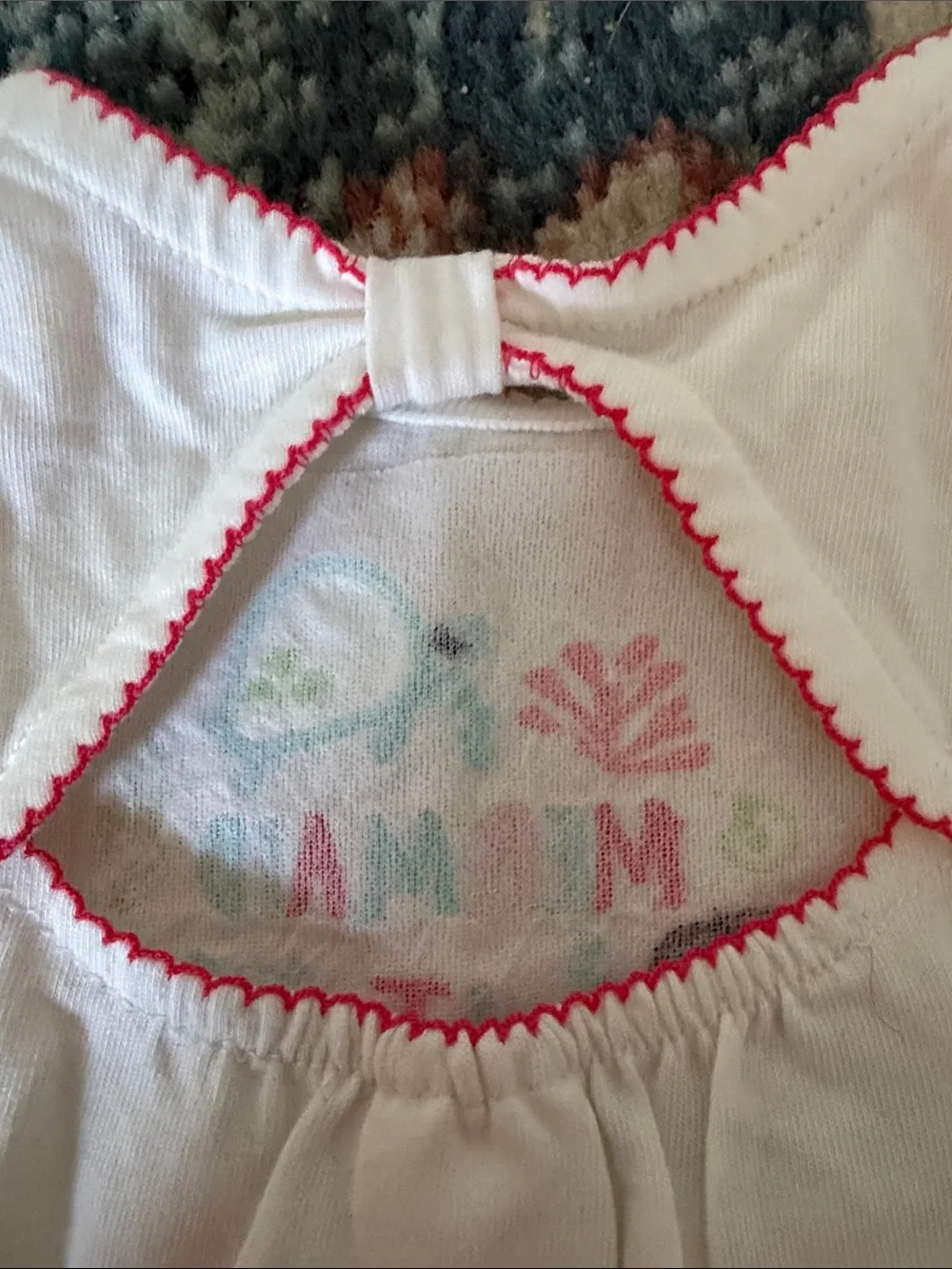 Gymboree open back fancy White Girls' Mermaid Graphic One-Piece Bodysuit